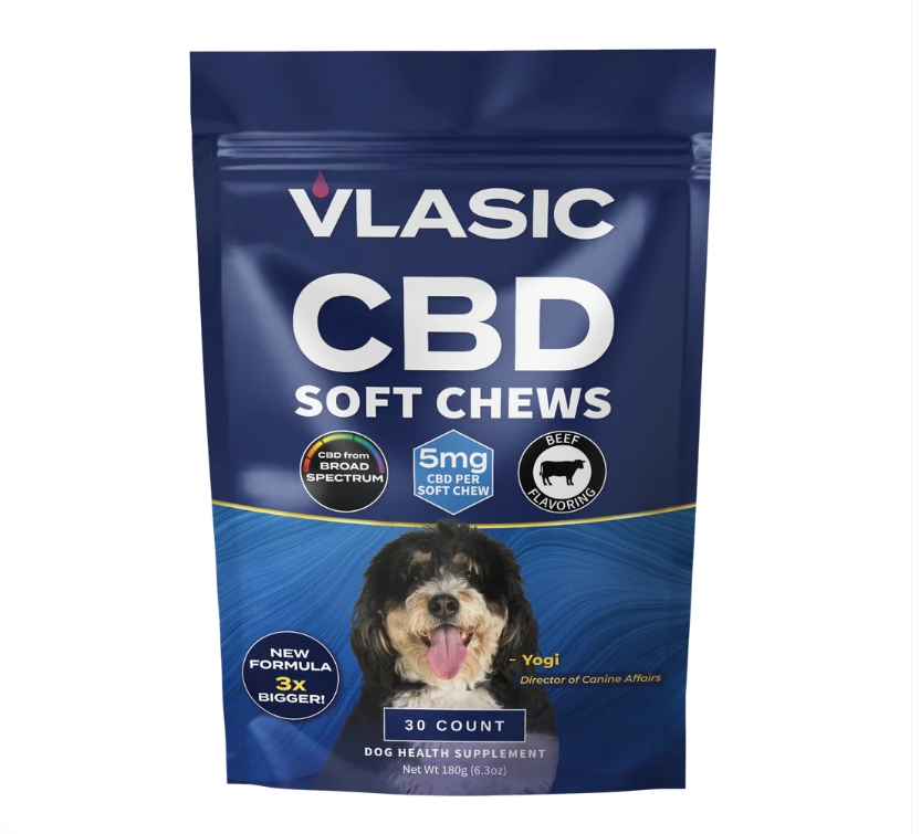 Photograph of product: Vlasic | Beef | 5mg CBD x 30ct Dog Chews