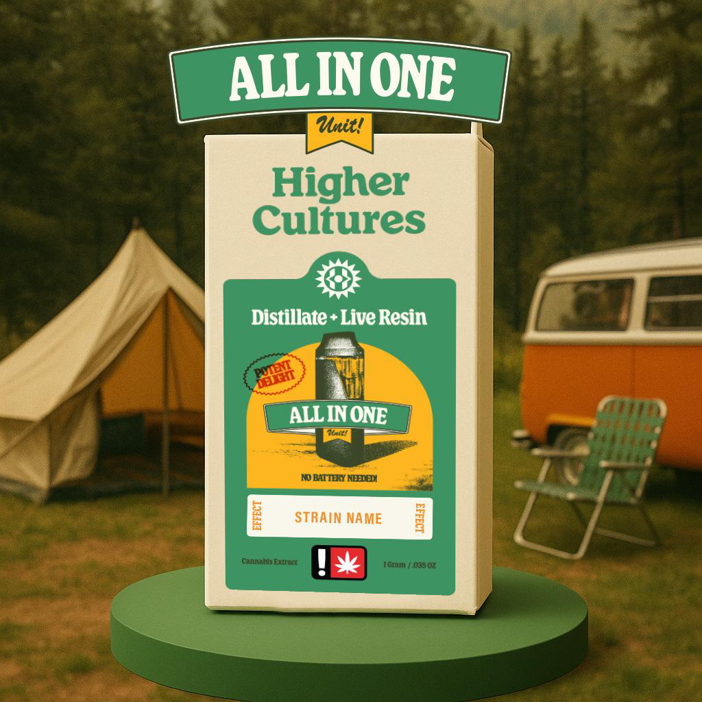 Photograph of product: Higher Cultures DLR- AIO - Neon Sunshine