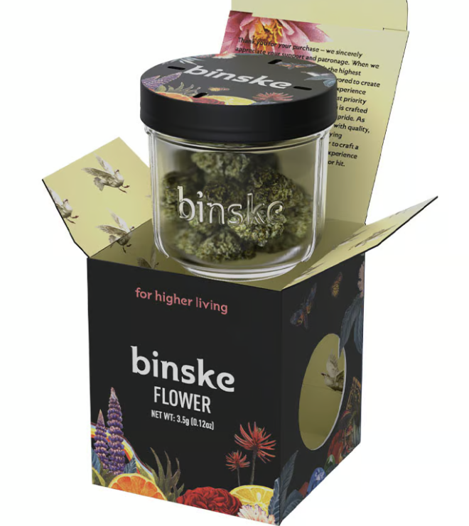 Photograph of Product: Binske | Double Baked Cake | Whole Flower - 3.5g