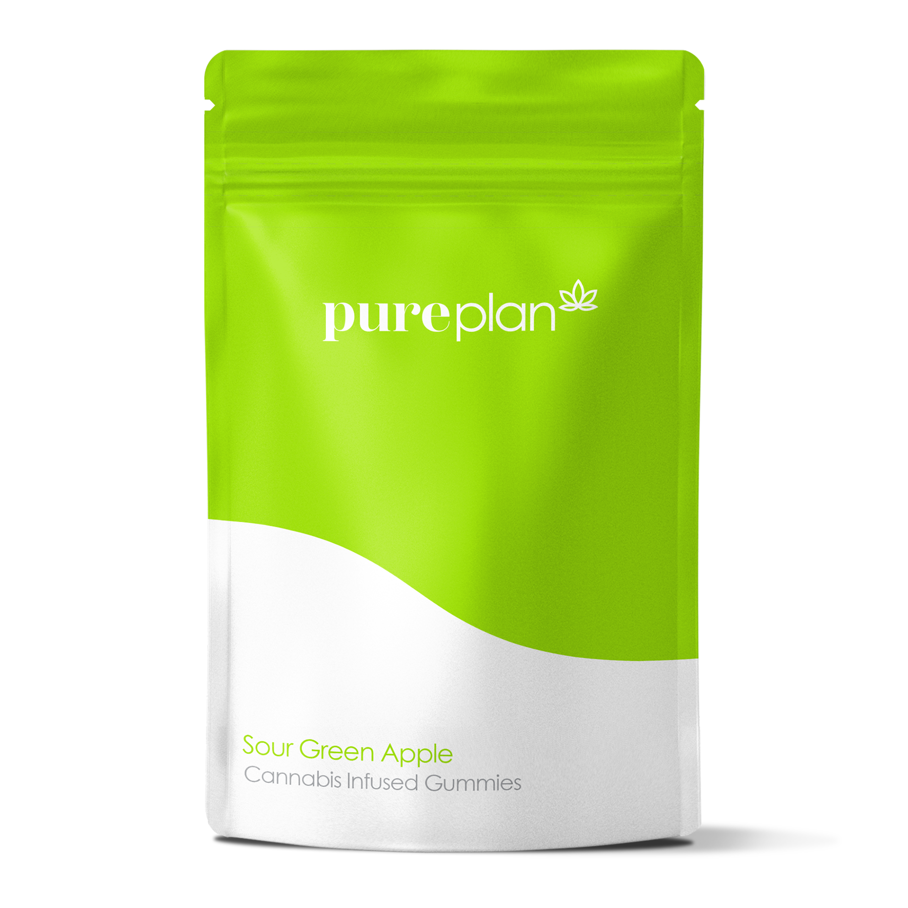 Photograph of product: Dosing Sour Green Apple Gummies 100mg (10-Pack | 10mg Each)