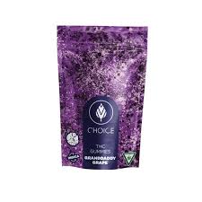 Photograph of product: CHOICE | GRANDDADDY GRAPE | GUMMIES | 200MG