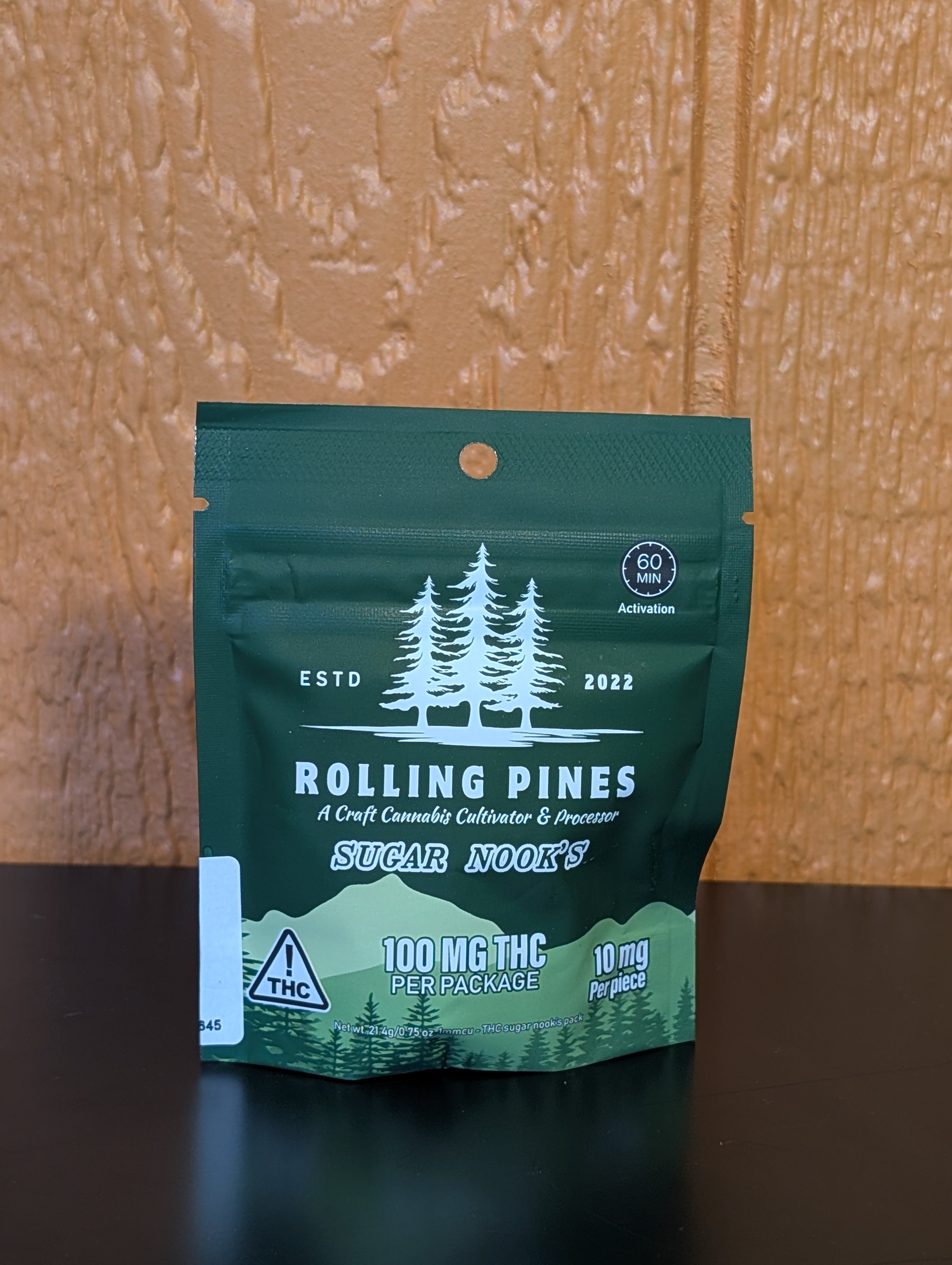 Photograph of product: Rolling Pines | Tropical Variety Pack | 100mg