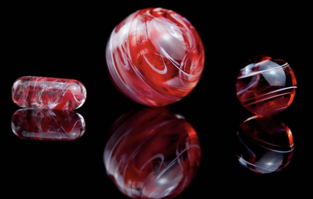 Photograph of product: Terporium Terp Slurper marble set- Swirl
