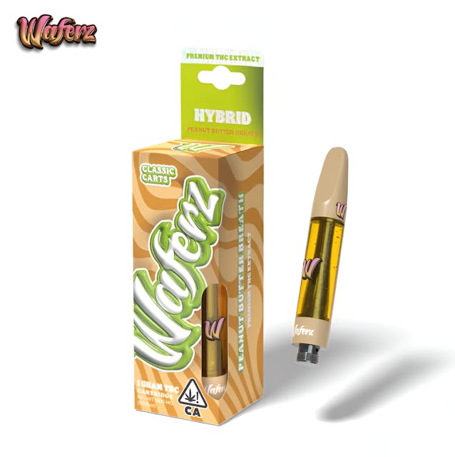 Photograph of product: Waferz - Peanut Butter Breath - Classic Cartridge - 1g - Peanut Butter Breath