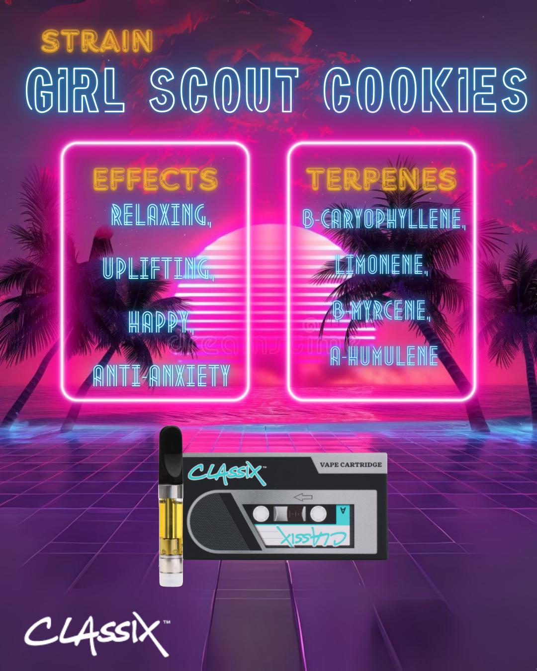 Photograph of product: CLX Vaporizer - Girl Scout Cookies