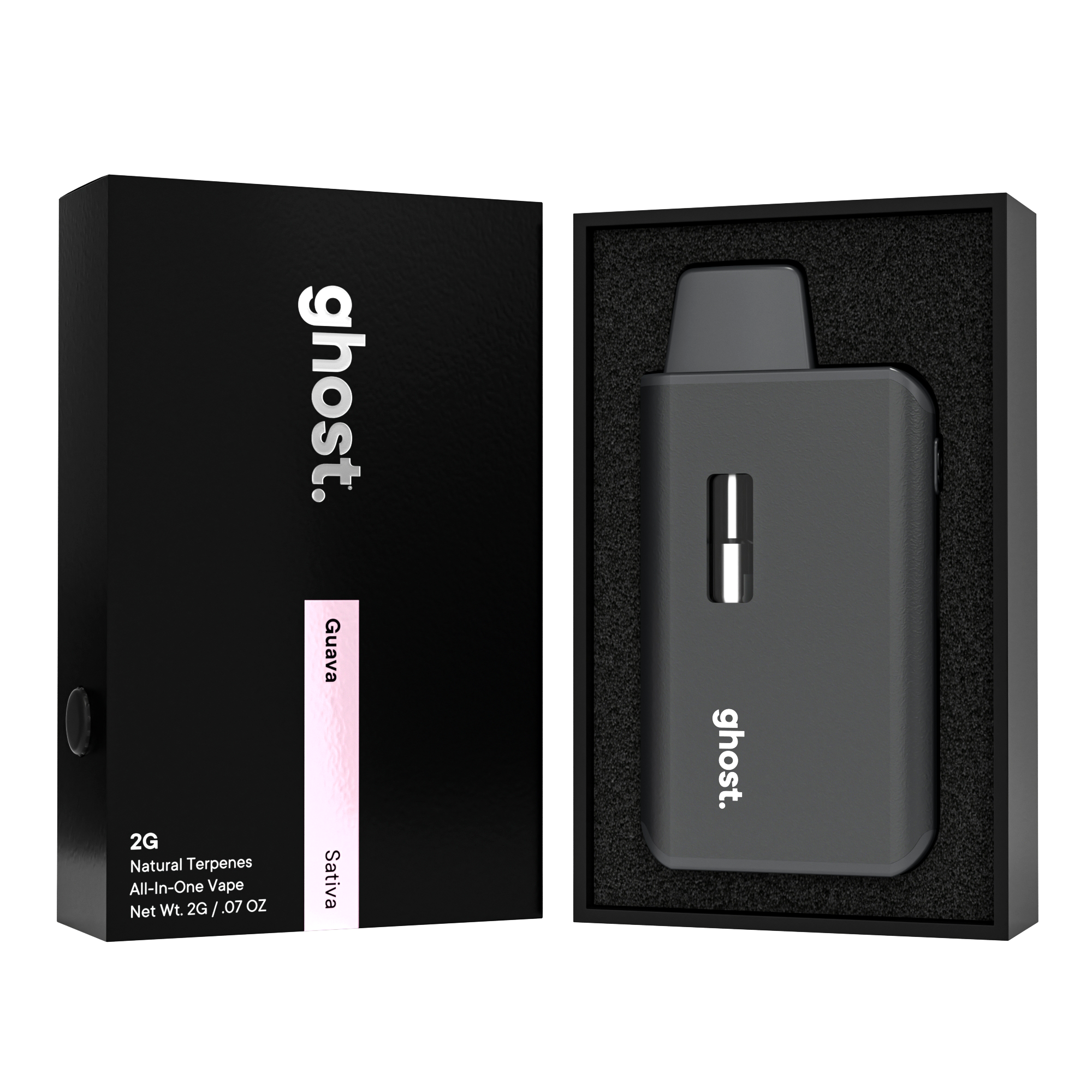 Photograph of product: Ghost. Guava Vape