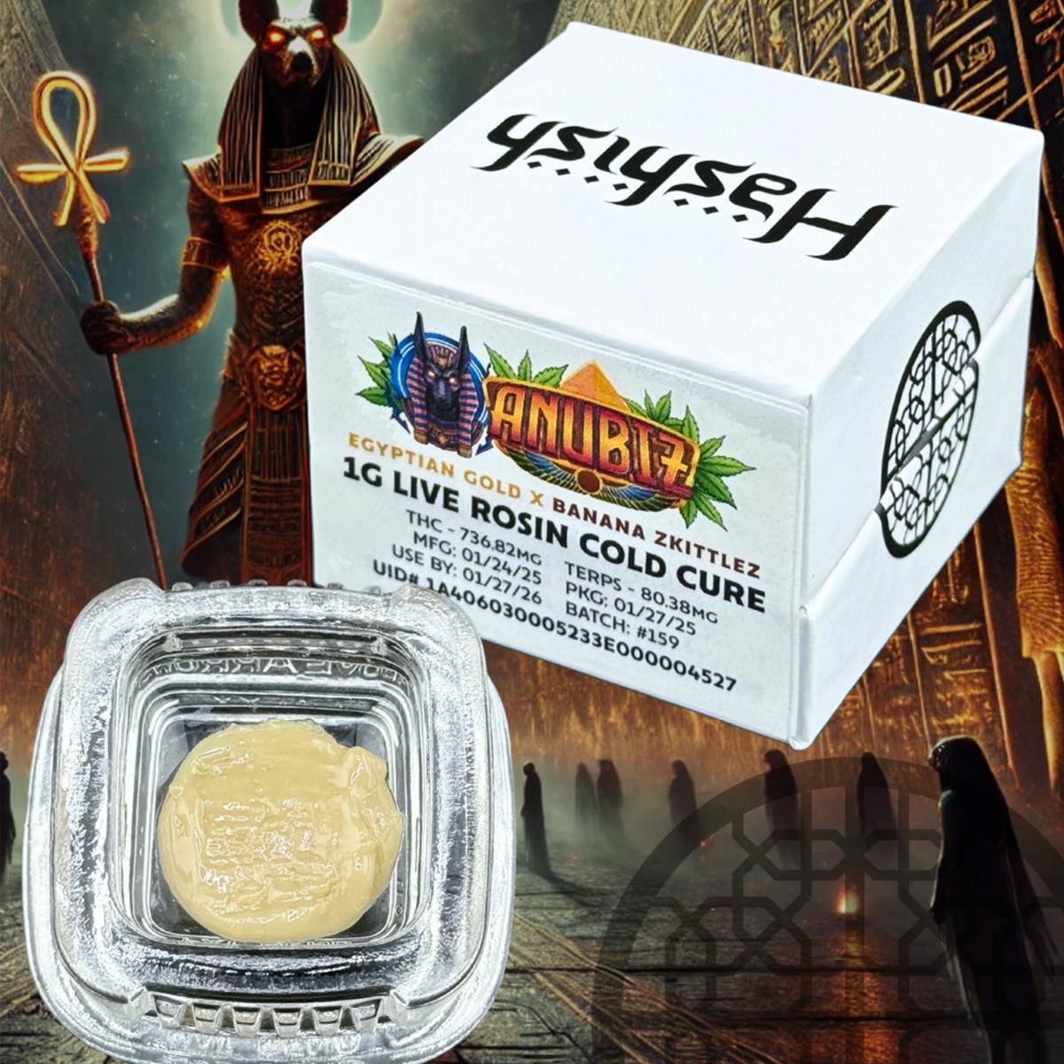 Photograph of product: Oui'd | CC Live Rosin Moroccan Smoothie (W)
