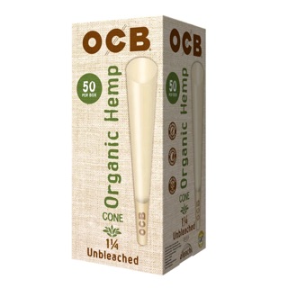 Photograph of product: OCB Organic Hemp Unbleached cones - 50ct.