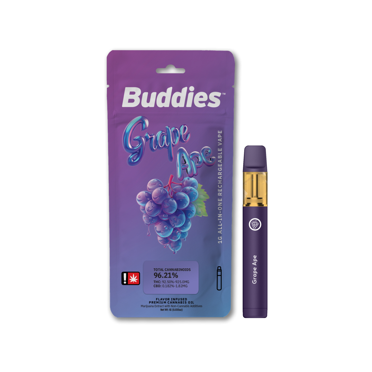 Photograph of product: Grape Ape Flavored Disposable
