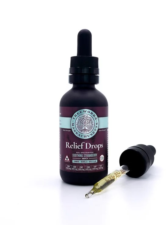 Photograph of product: Relief Drops | Smooth Strawberry  | 60mL