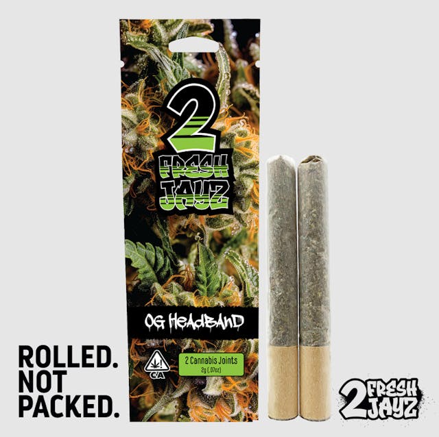 Photograph of product: OG Headband 2PK 1G Pre Rolls - 