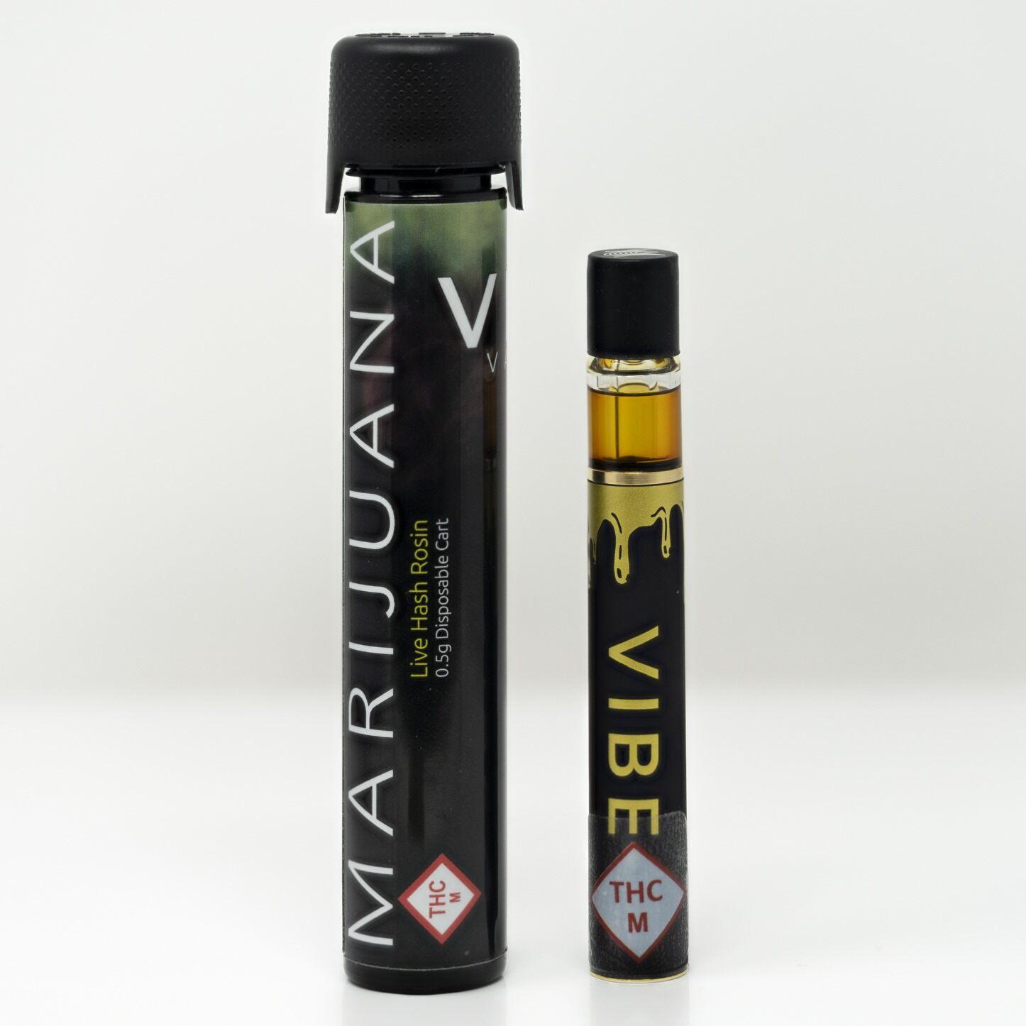 Photograph of product: 0.5g Live Rosin Disposable Vape | Double Rainbow
