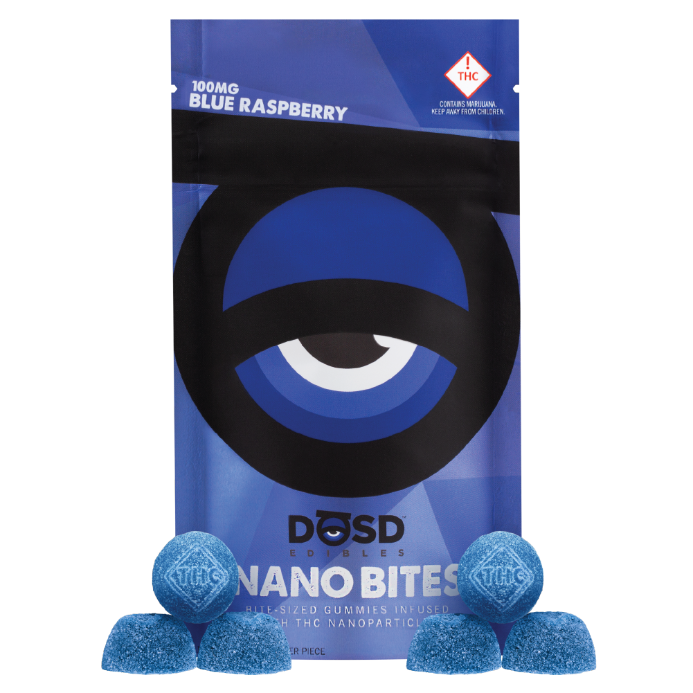 Photograph of product: DOSD | Nano-Bites | Blue Raspberry