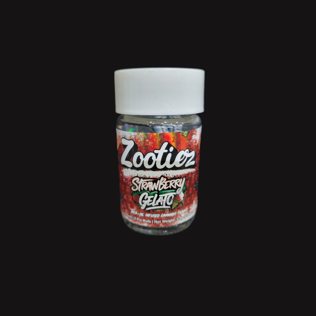 Photograph of product: Zootiez TH-ouiA Infused 5pk Strawberry Gelato
