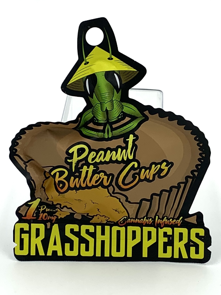Photograph of product: Peanut Butter Cups 10mg By Grass Hoppers