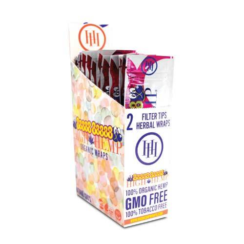 Photograph of product: High Hemp Organic Hemp Wrap Hubba Bubba 2pk