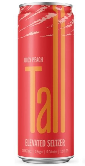 Photograph of product: Juicy Peach Tall Seltzer 10mg