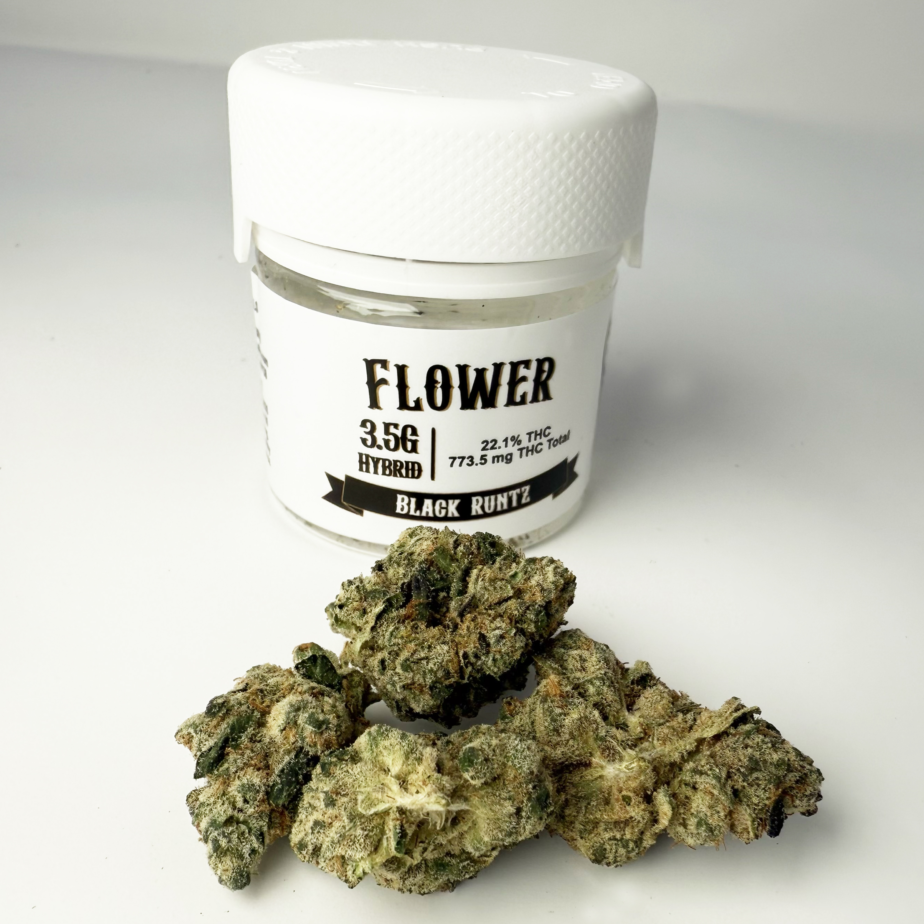 Photograph of product: Country Oui'd | Indoor | Black Runtz | 3.5g