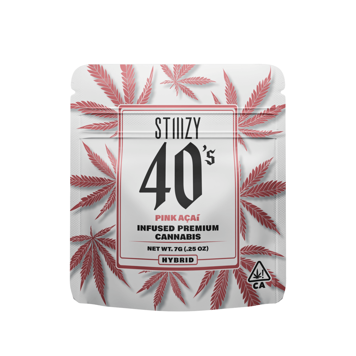Photograph of product: 1/4 oz Pink Acai (Hybrid) 40's Infused Flower $49