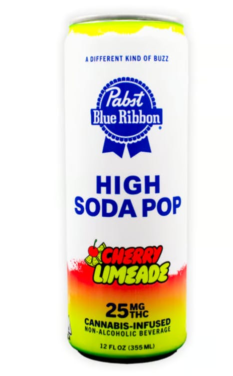 Photograph of product: PBR CHERRY LIMEADE 25MG CAN