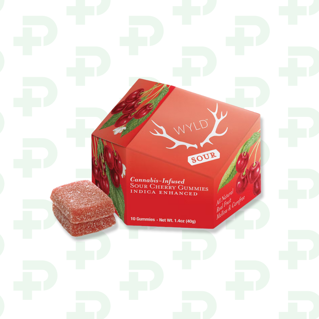 Photograph of product: WYLD Gummies - Oui'd - Cherry 200mg TH-oui