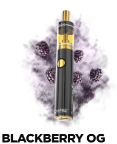 Photograph of product: Dime Industries - Blackberry OG - Disposable Cart 1G Blended Oui'd