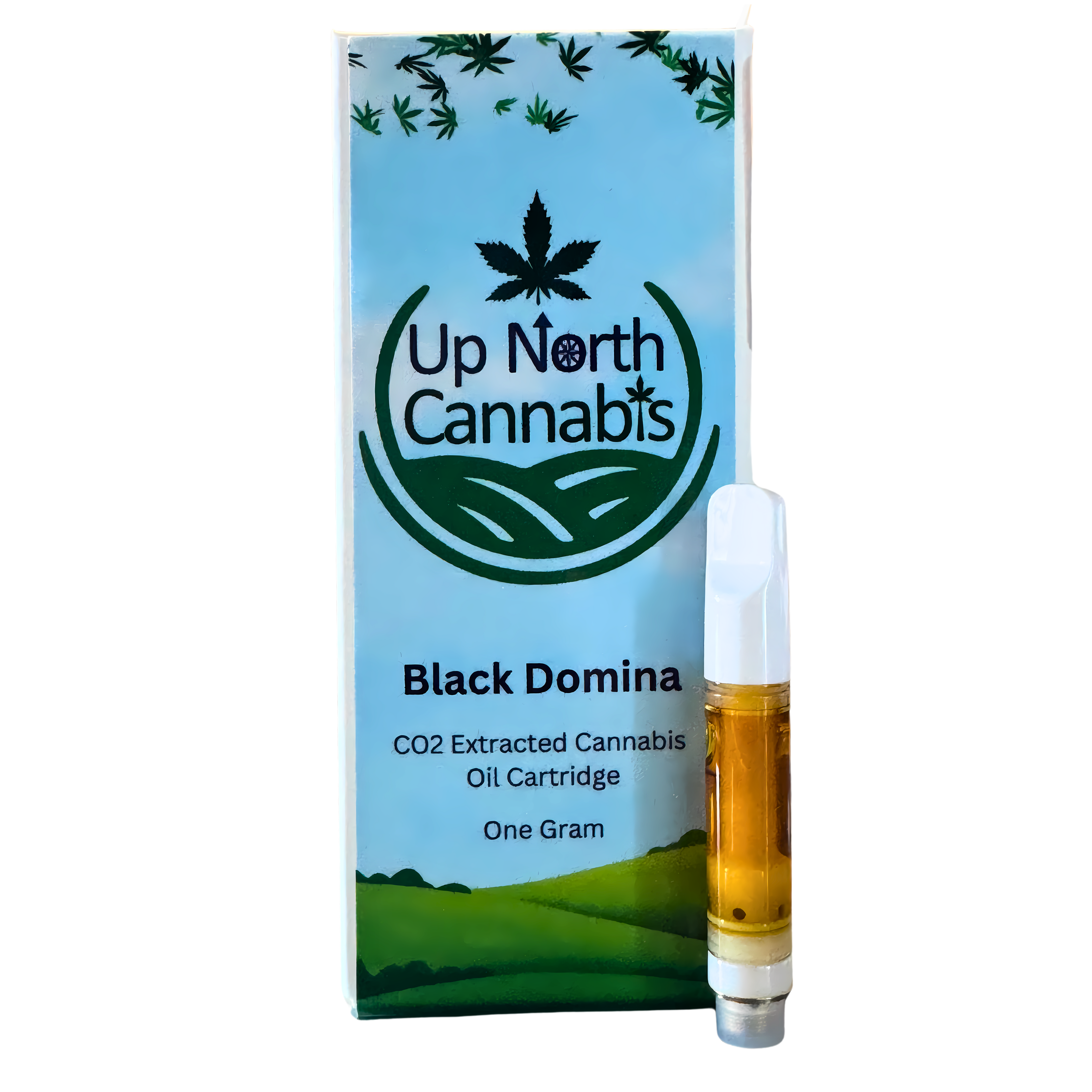 Photograph of product: Black Domina Vape Cartridge 1g