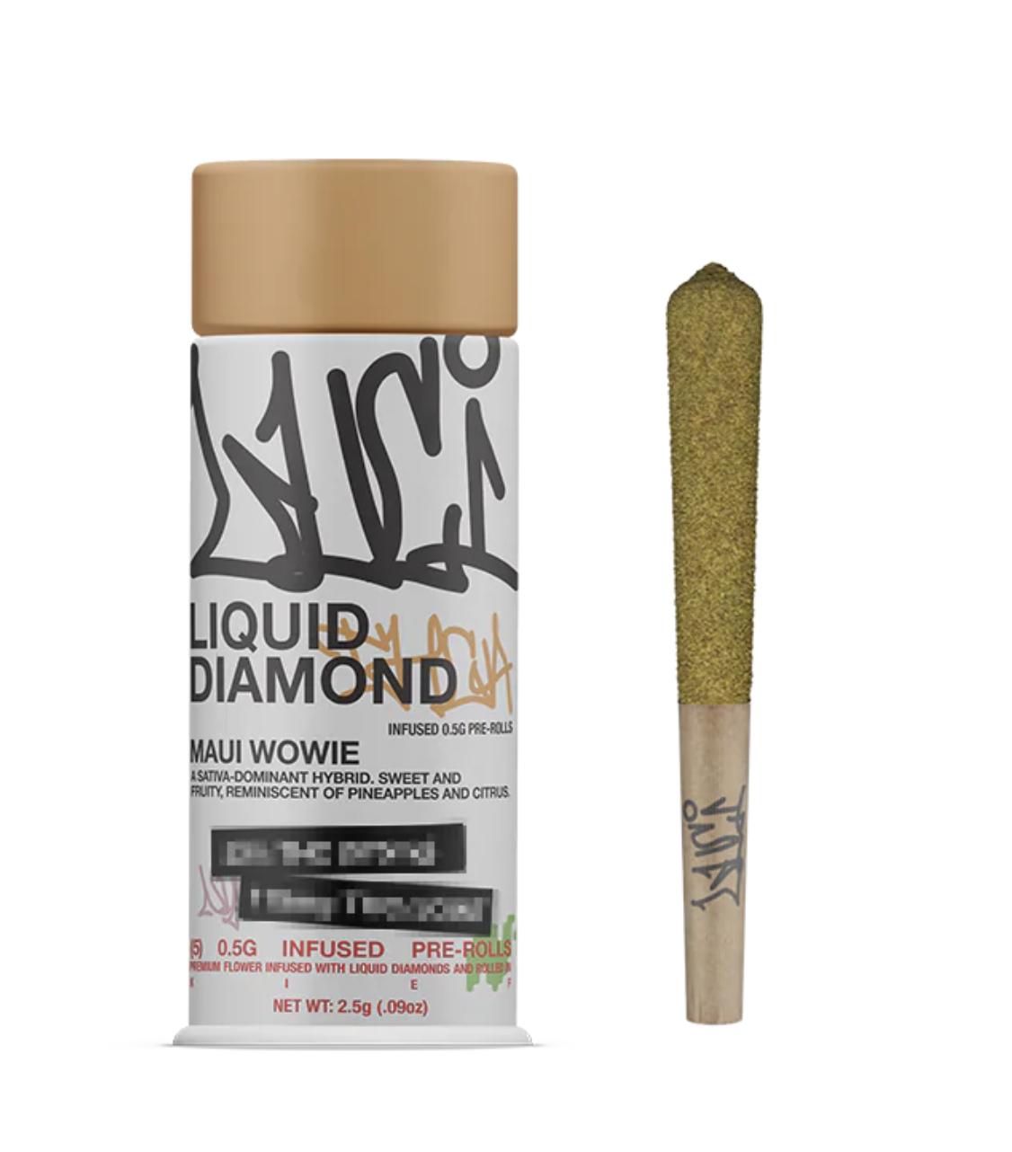 Photograph of product: Luci | Maui Wowie - Liquid Diamond Infused Joint 5pk
