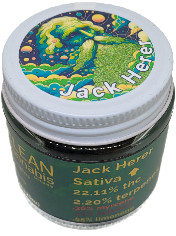Photograph of product: Jack Herer Jar | Clean Oui'd - 3.5g