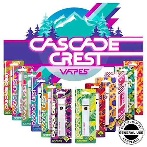 Photograph of product: Cascade Crest: Lemon Blueberry Tart (I) - Distillate Disposable