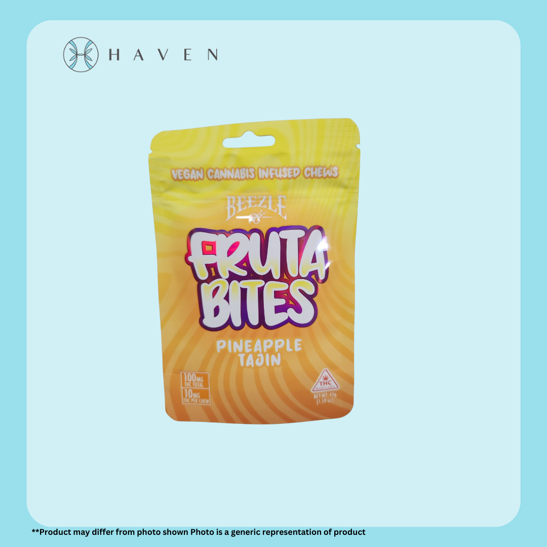 Photograph of product: 10mg Pineapple Tajin Fruta Bites (10pk) | Beezle
