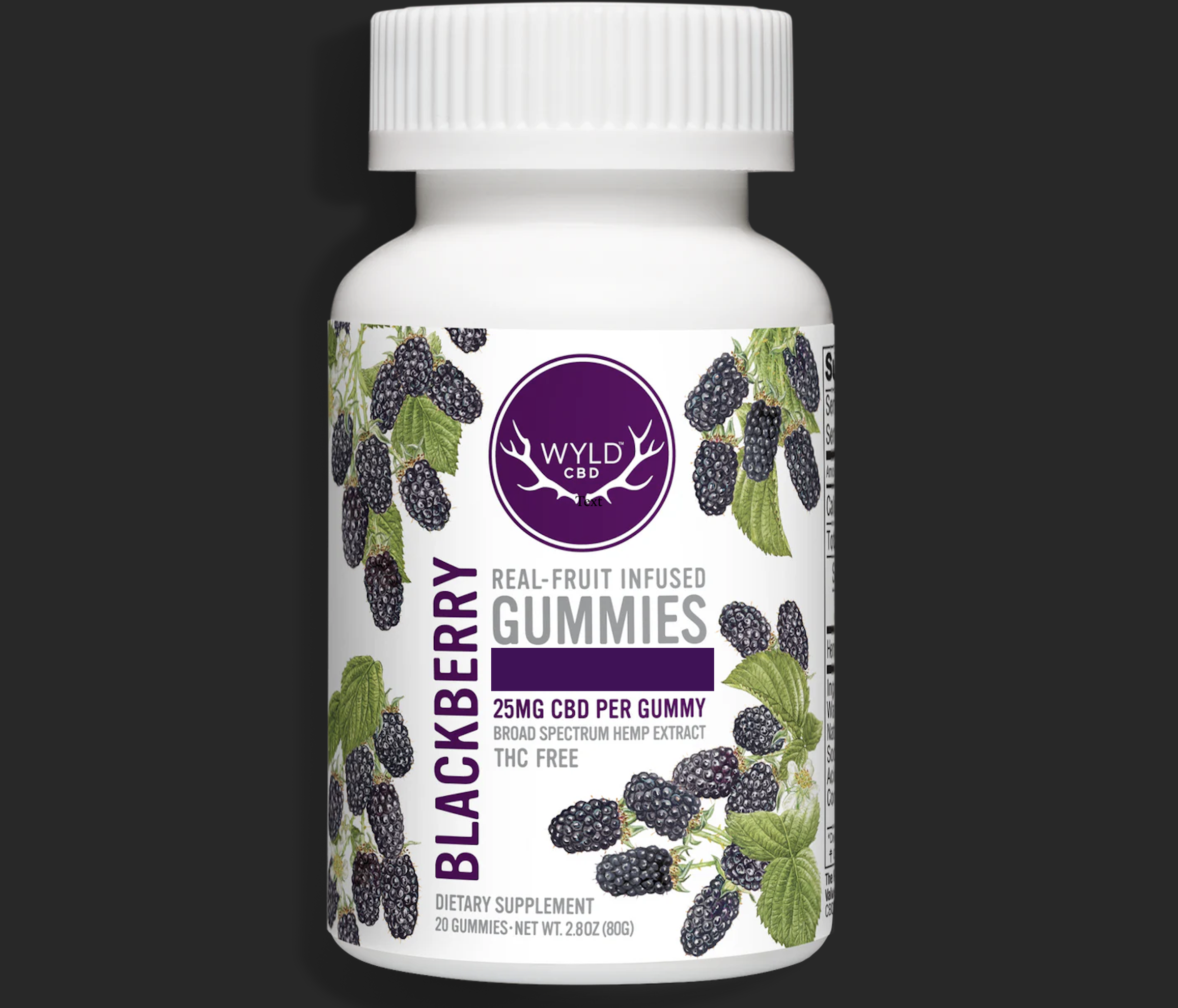 Photograph of product: CBD Blackberry Gummies | 250mg