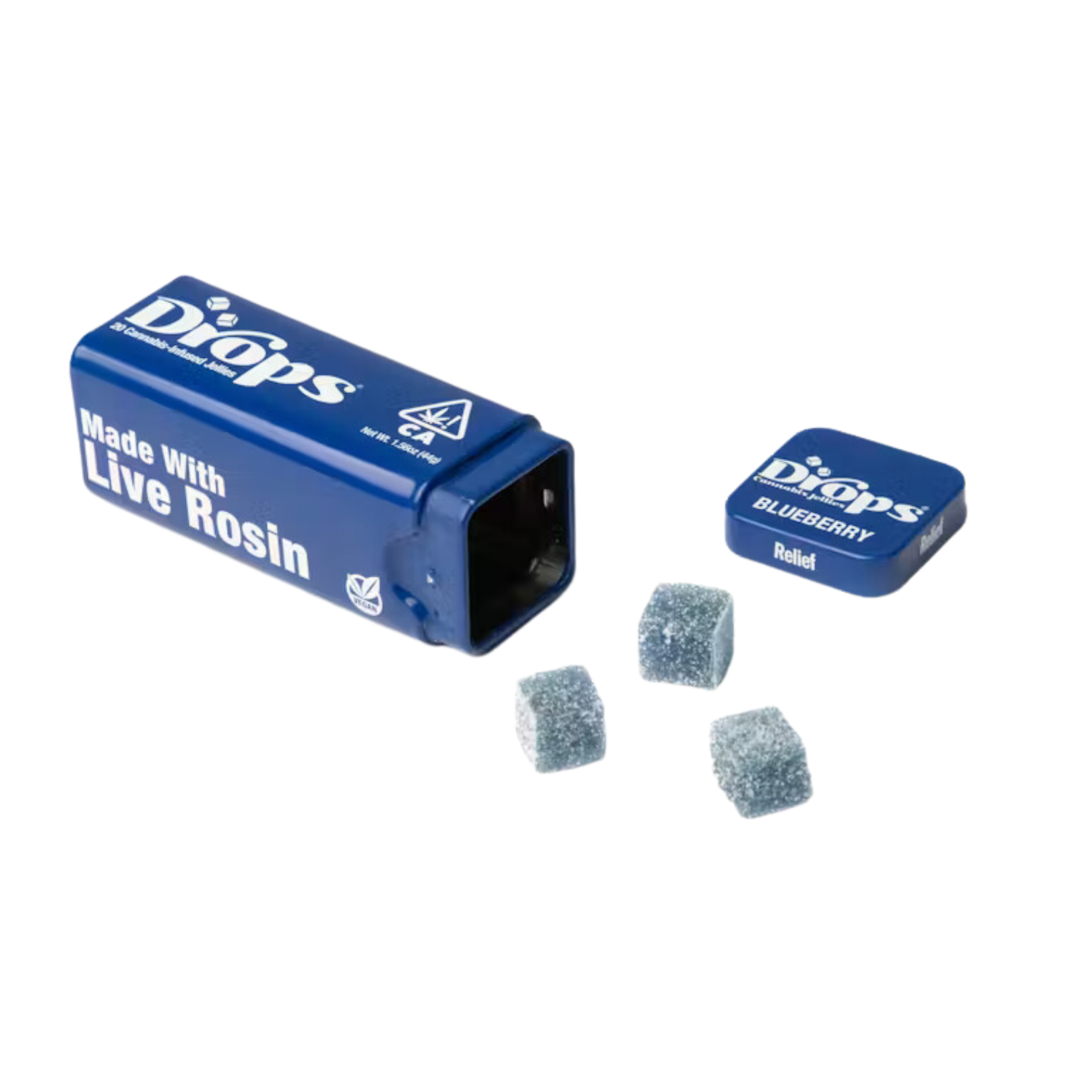 Photograph of product: BLUEBERRY LIVE ROSIN GUMMIES 20-PACK (2 TH-oui: 20 CBD: 5 CBN)