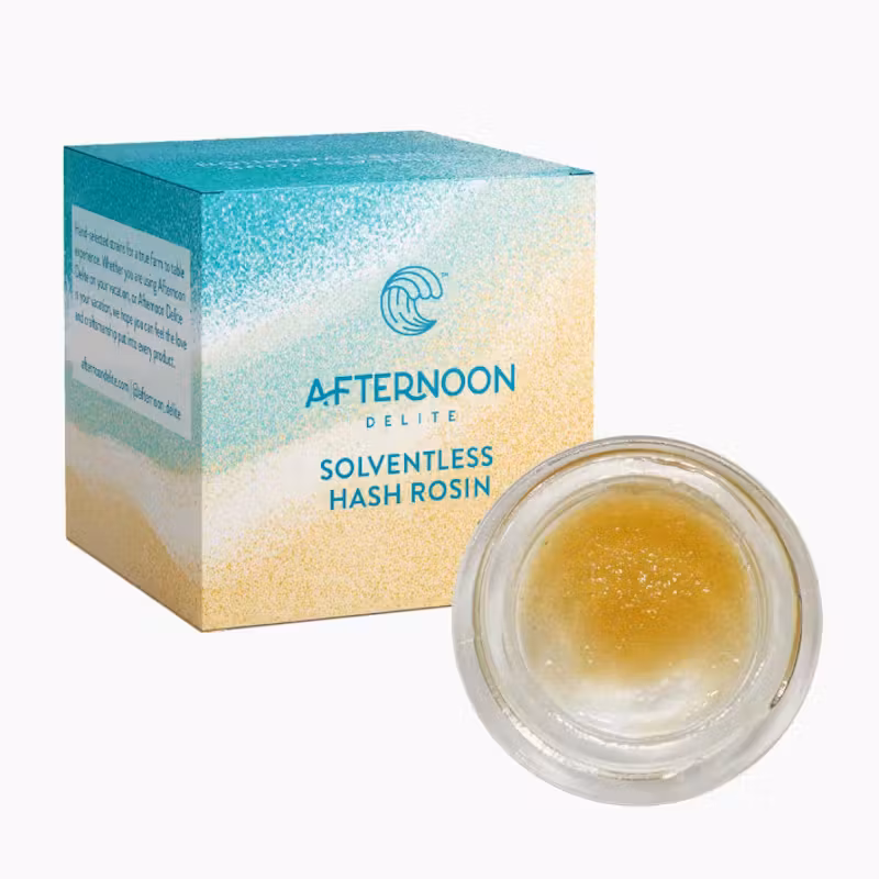 Photograph of product: Afternoon Delite - Concentrate Live Rosin - (1g) - **YETI COOKIES** (2/$30)