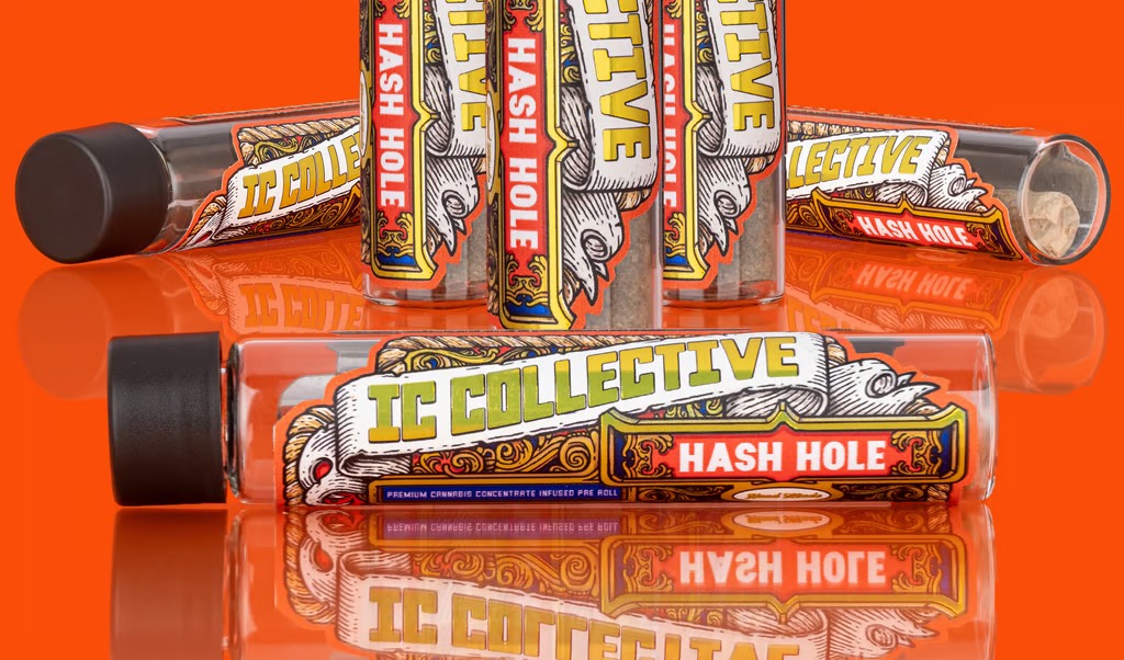 Photograph of product: IC Collective | au chocolat Hole Infused Pre-roll | B.A.F. x T.I.T.S. | 1.8g