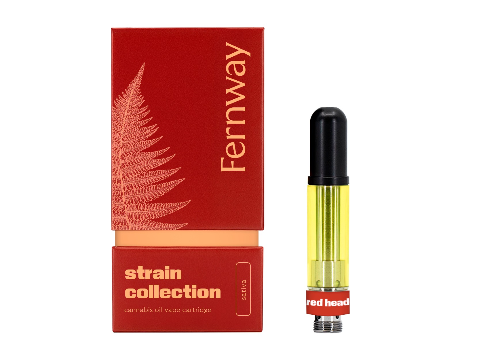 Photograph of product: Fernway | Red Headed Stranger | Strain Collection | 510 Cartridge | 1g