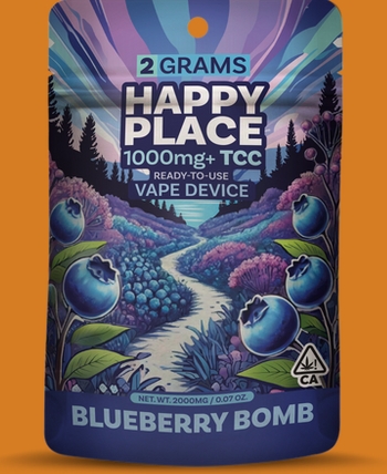 Photograph of product: BLUEBERRY BOMB - HAPPY PLACE - ALL IN ONE