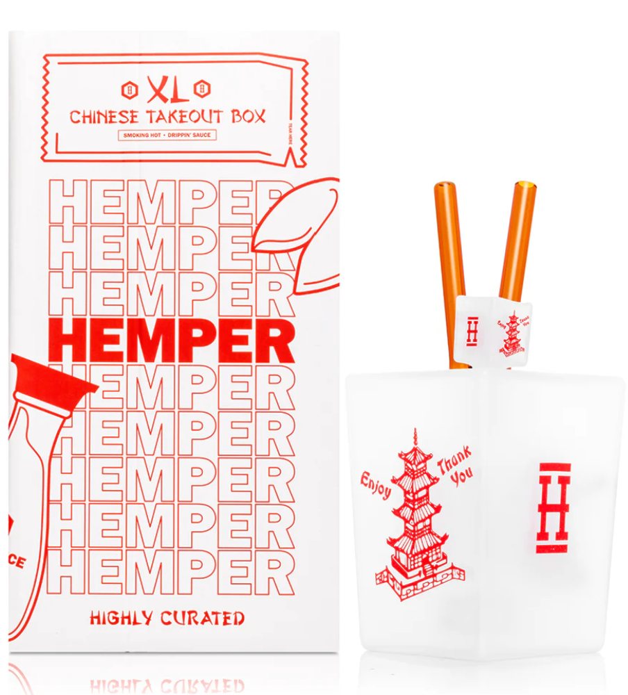 Photograph of product: Accessories | Hemper | Chinese Takeout Bong XL | 9"