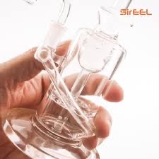 Photograph of product: 7" SirEEL Wrap Around Arm Klein Recycler Bong with Banger