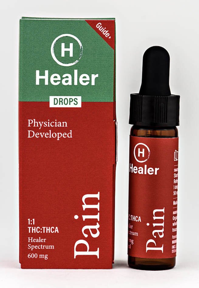 Photograph of Product: Healer Tincture Pain 100mg $20