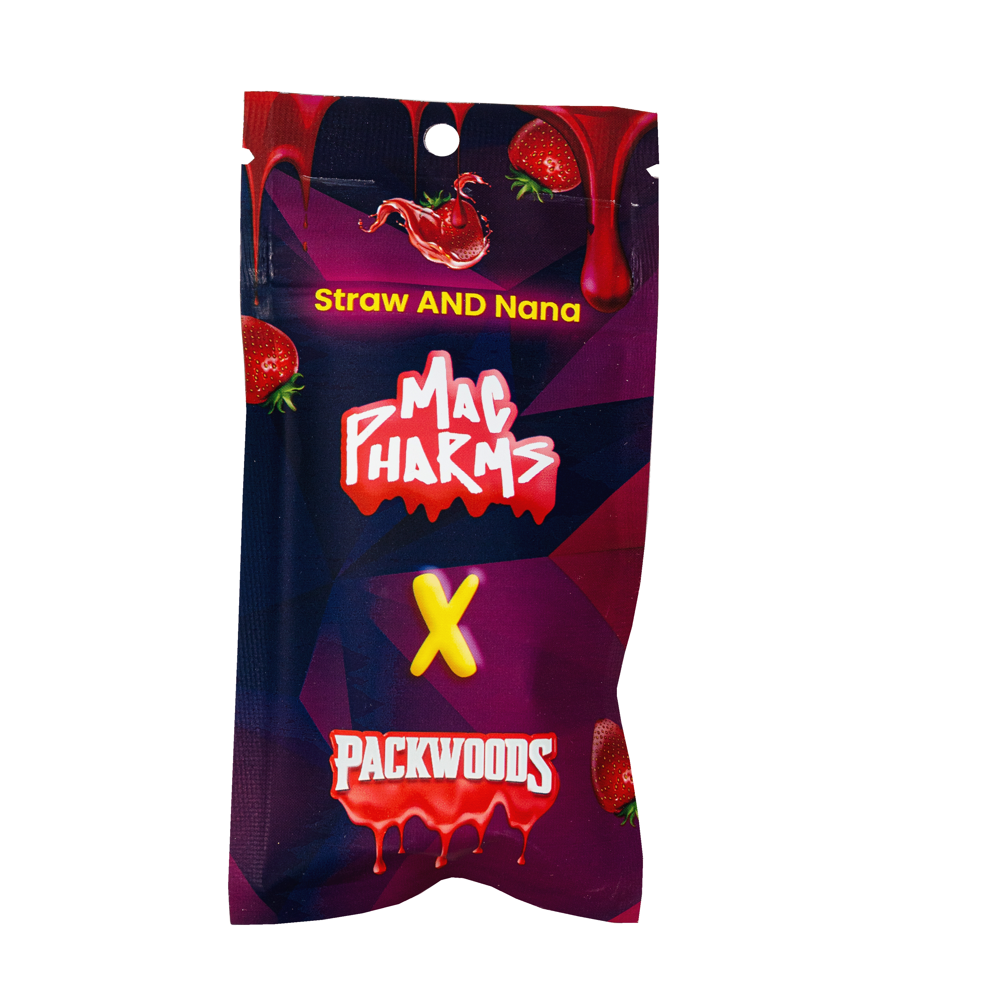 Photograph of product: Mac Pharms X Packwoods - Straw & Nana .5 Live au chocolat Rosin Disposable