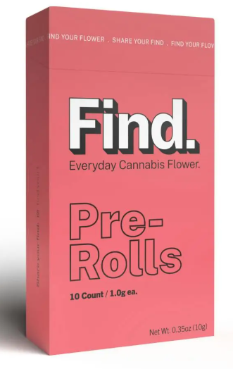 Photograph of product: FIND FUNKY CHARMS 10PK PRE-ROLLS