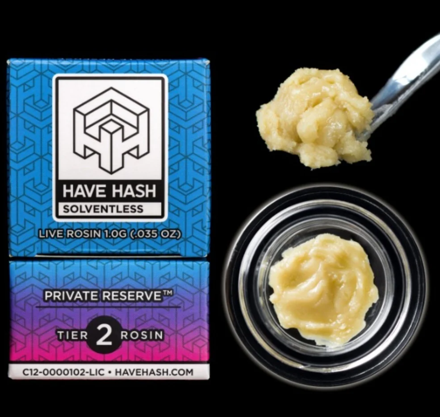 Photograph of Product: Have Hash - SDKM (Hybrid) Private Reserve Cold Cure Live Rosin (1g)
