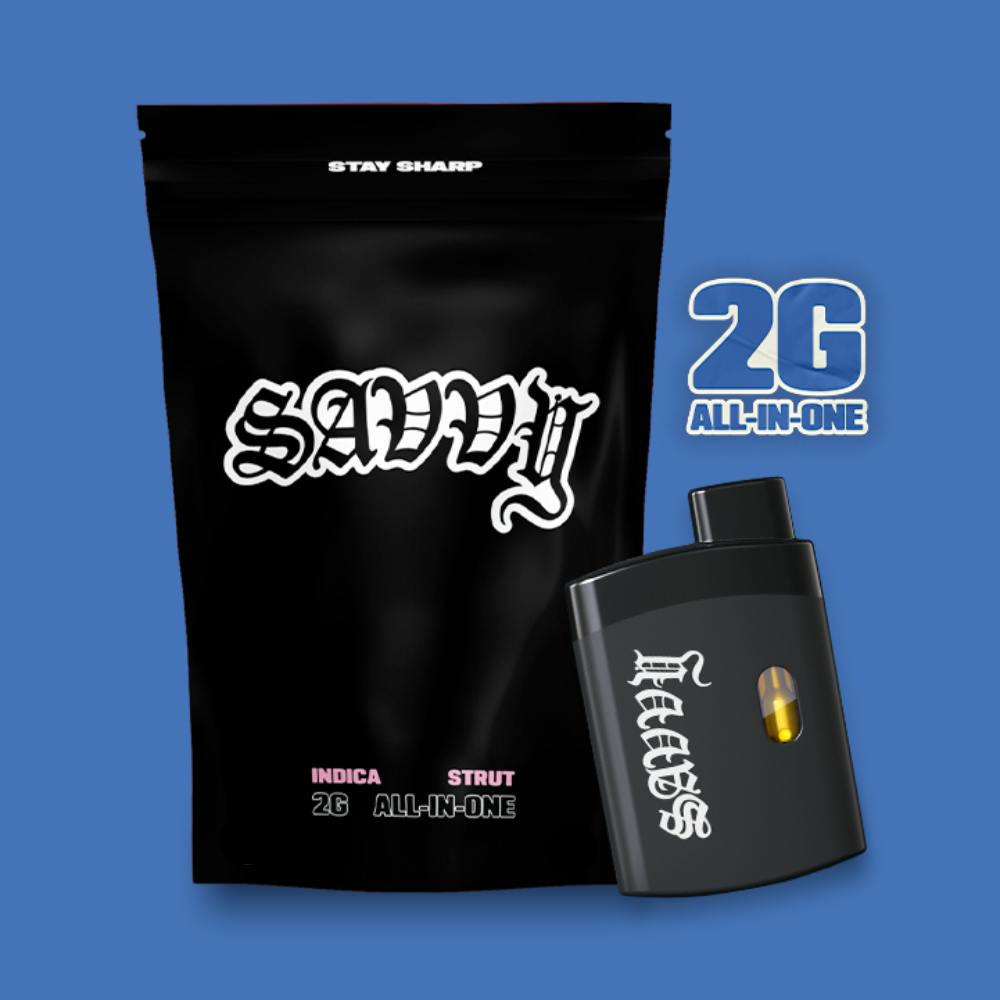 Photograph of Product: Savvy Strut AIO 2g Sour Bubble T1654 (I) 25913