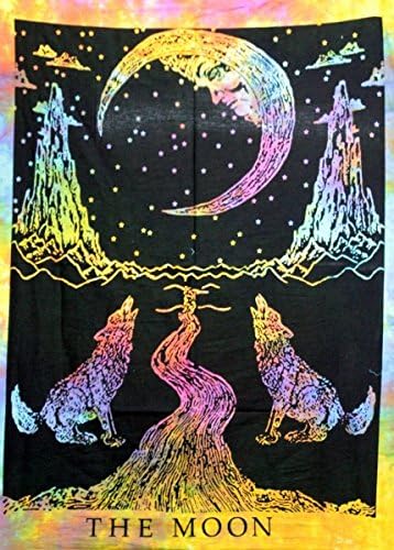 Photograph of product: Tatot "The Moon" Tapestry - Multicolor - 31" x 44.5"