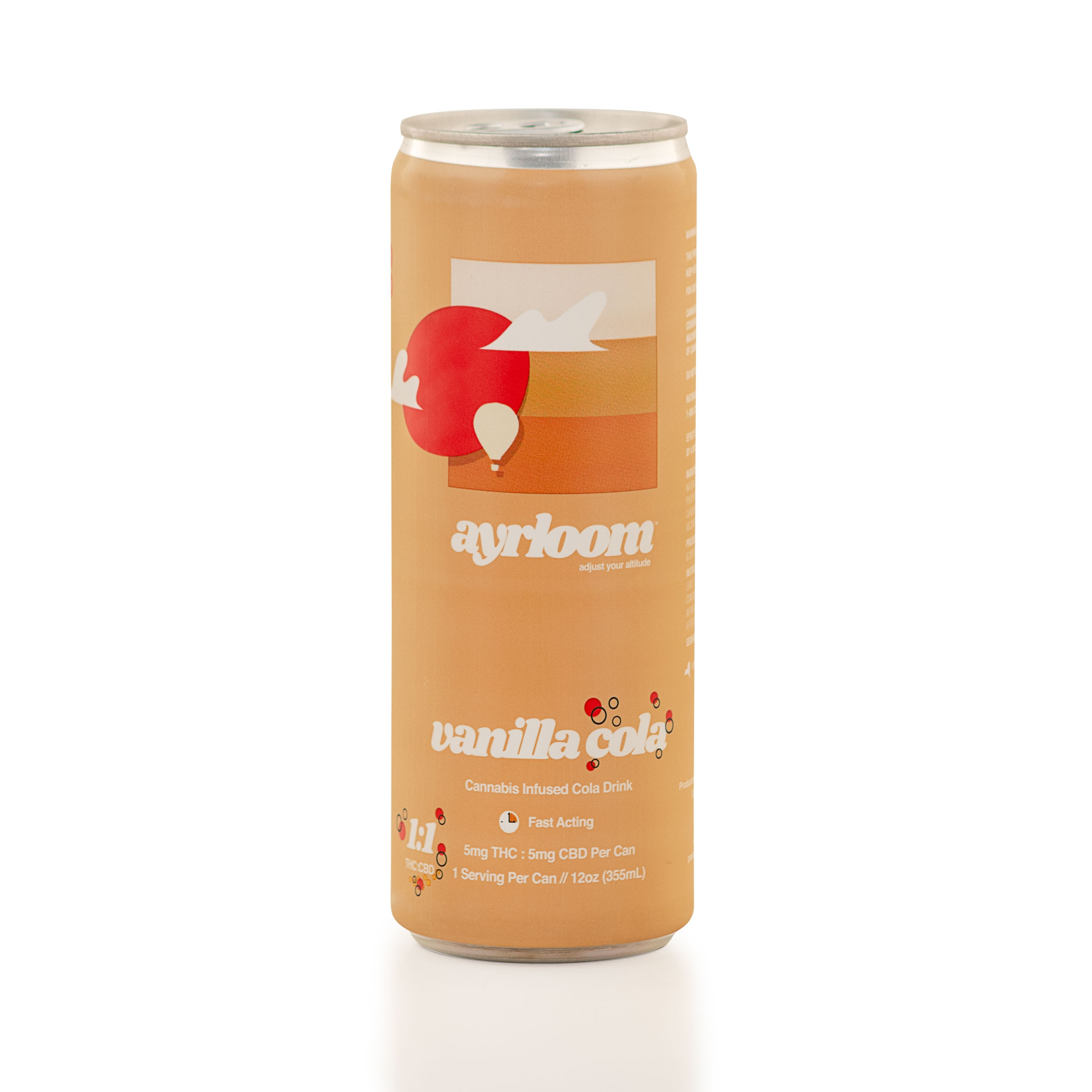 Photograph of product: Vanilla Cola 2:1 | Infused Beverage | TH-oui: 10mg, CBD: 5mg