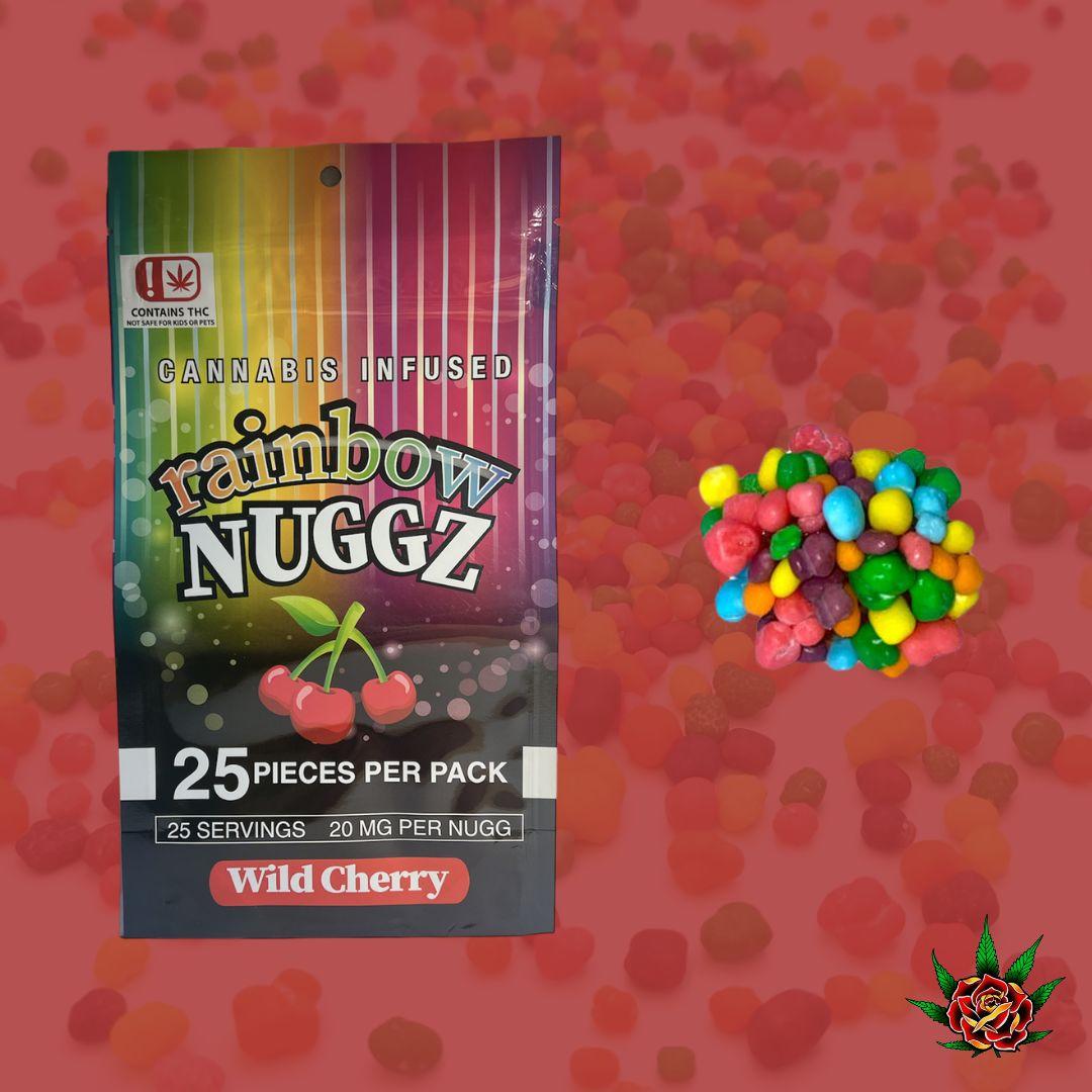 Photograph of Product: Eden Rose- Gummy-Rainbow Nuggz-Wild Cherry