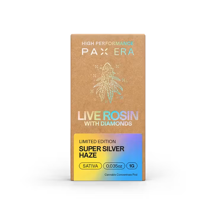 Photograph of product: PAX | 1g Live Rosin Disposable | Super Silver Haze