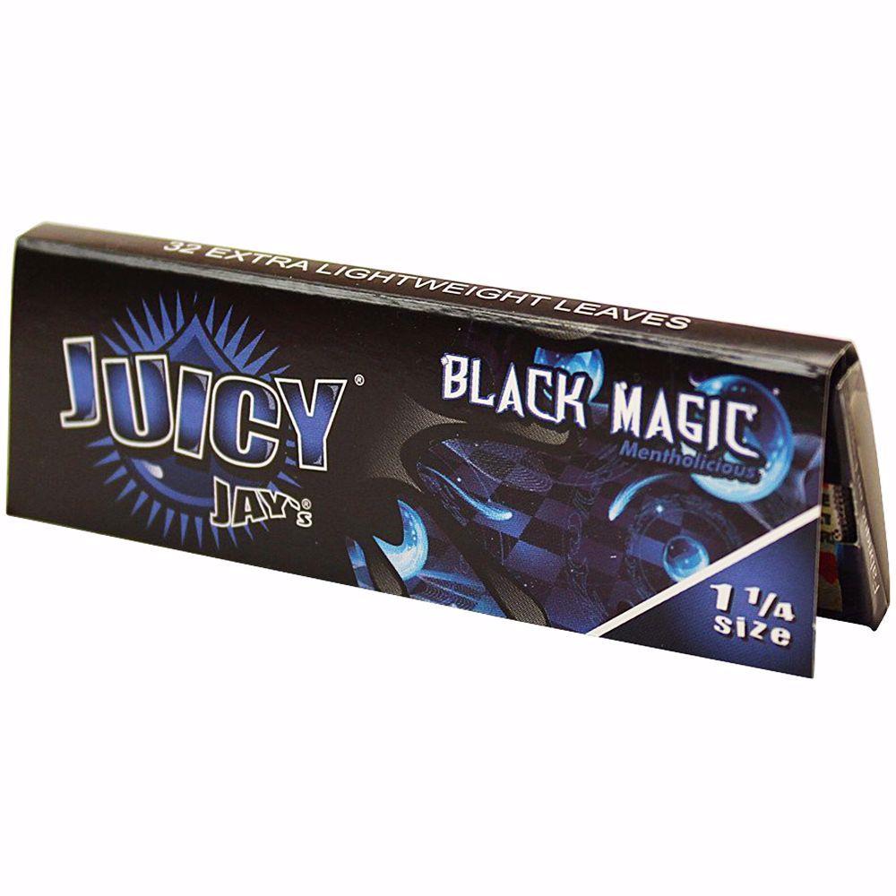 Photograph of product: BLACK MAGIC JUICY JAYS ROLLING PAPER  1 1/4