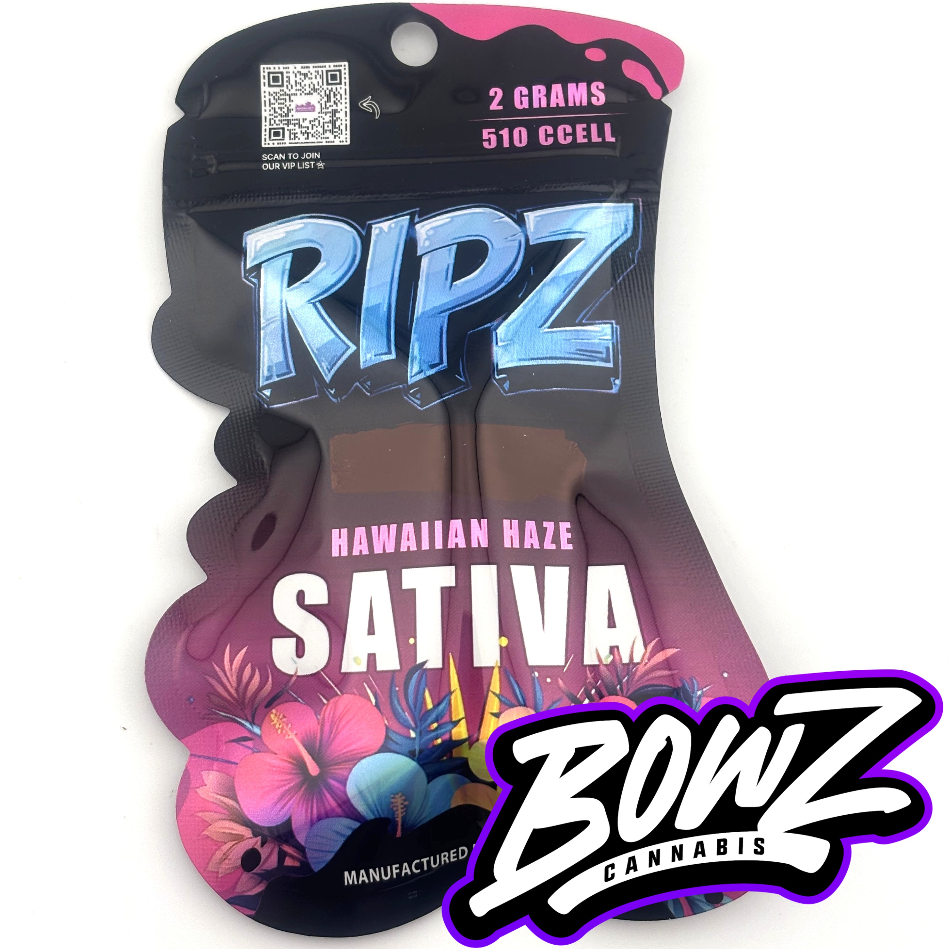 Photograph of product: Ripz - 510 Vape Cartridge - (2g) - Oui'd - **HAWAIIN HAZE** (5/$40)